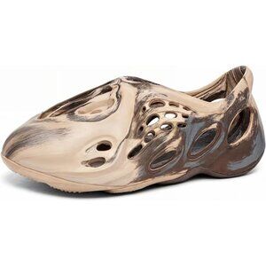 Men's Lightweight Brown Beige Non Slip Foam Runner Cloud Slides Sandal Shoes